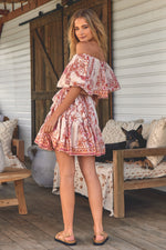 Georgie Mini Dress Balmy Nights Print Kenzie Tenzie