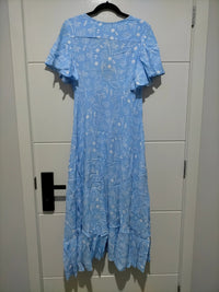 Gracie Maxi Dress Seashell Cove print Kenzie Tenzie