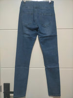 Greece Pull on Jeans - Mid Wash Blue Kenzie Tenzie