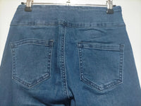 Greece Pull on Jeans - Mid Wash Blue Kenzie Tenzie