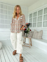 Bee Blouse Harlowe print