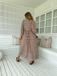 Boheme Midi Dress ~ Harlowe Print