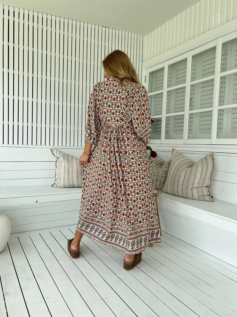 Boheme Midi Dress Harlowe Print