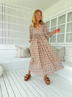 Boheme Midi Dress Harlowe Print