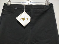 Mia Ava Jegging High Waisted in Plain ~ Black