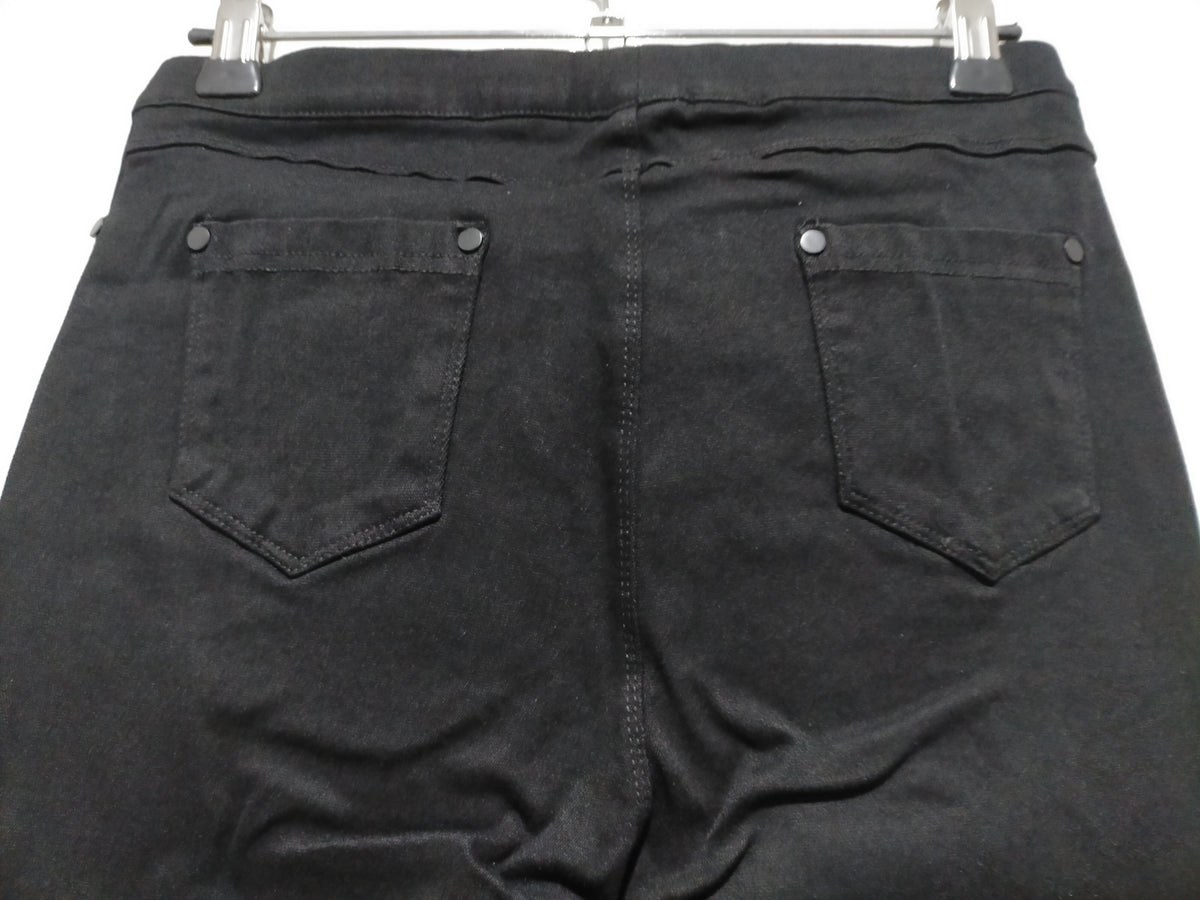 Mia Ava Jegging High Waisted in Plain ~ Black