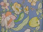 Rosella Midi Dress Blue Dusk print
