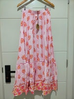 Daphne Maxi Skirt in Desert Wildflower print