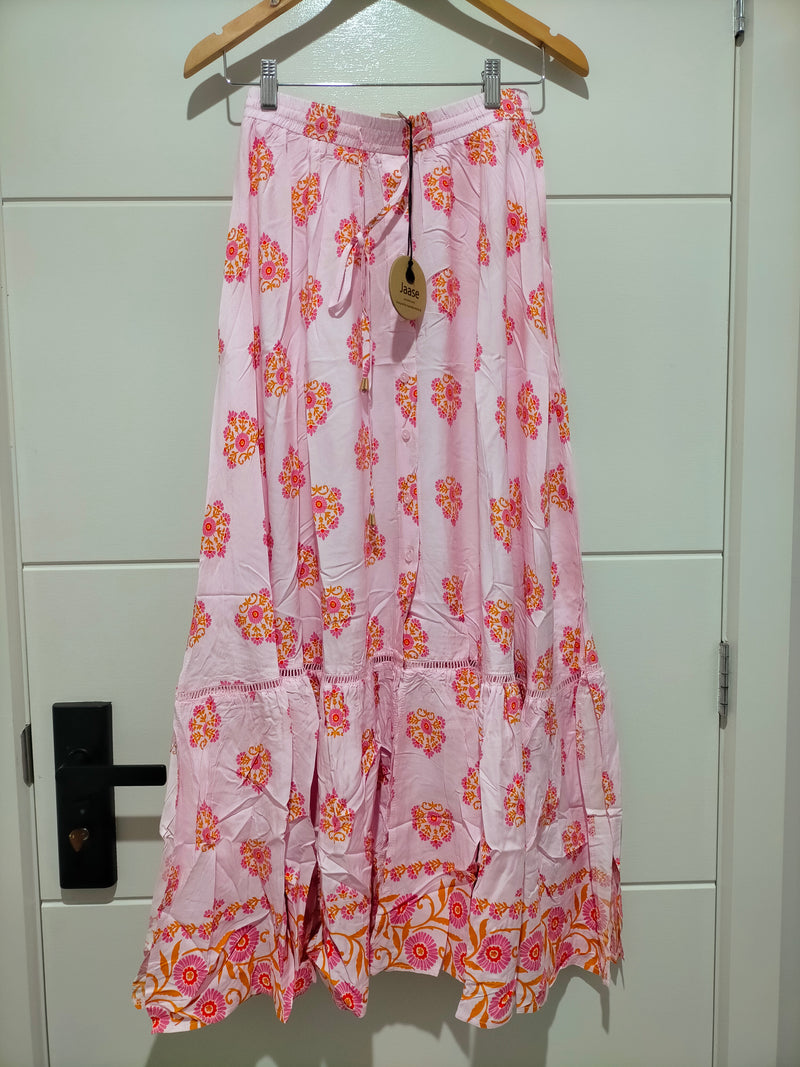 Daphne Maxi Skirt in Desert Wildflower print
