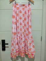 Daphne Maxi Skirt in Desert Wildflower print