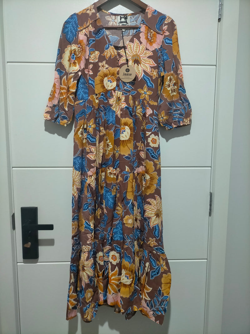 Eve Midi Dress Tierra Print