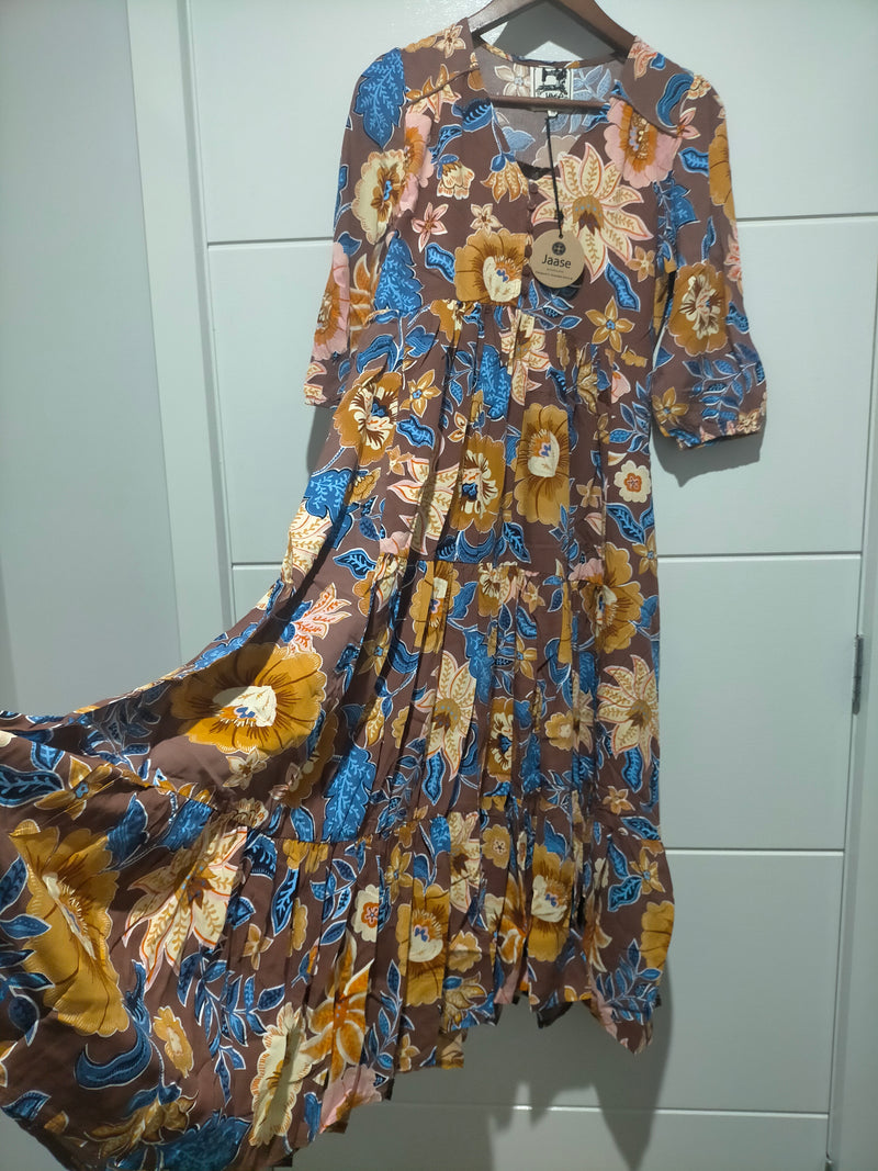 Eve Midi Dress Tierra Print