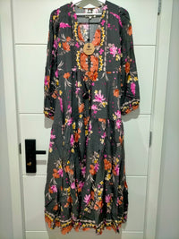 Teresa Maxi Dress ~ Monarch Bloom Print
