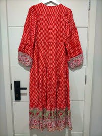 Teresa Lace Maxi Dress ~ Zelie Print