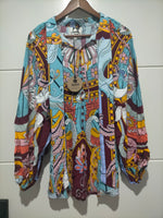 Imogen Blouse Wild Hearts print