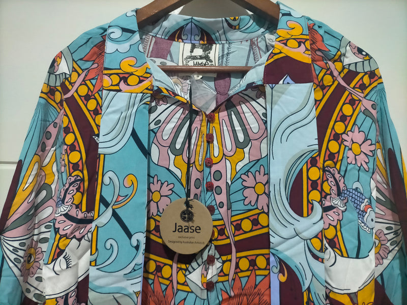 Imogen Blouse Wild Hearts print