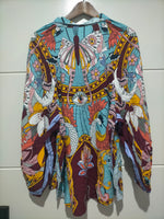 Imogen Blouse Wild Hearts print