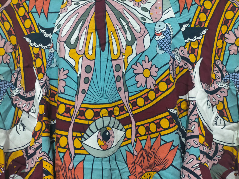 Imogen Blouse Wild Hearts print