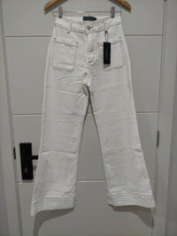 Sailor Wide Leg Pocket Jeans ~ White