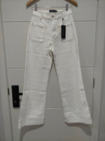Sailor Wide Leg Pocket Jeans - White