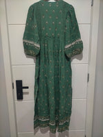 Meadow Maxi Dress Viridian Print