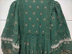 Meadow Maxi Dress Viridian Print