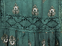 Meadow Maxi Dress ~ Viridian Print