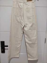 J-Lo Wide Leg Crop Jeans ~ Sand
