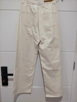 J-Lo Wide Leg Crop Jeans - Sand