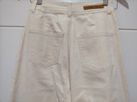 J-Lo Wide Leg Crop Jeans ~ Sand