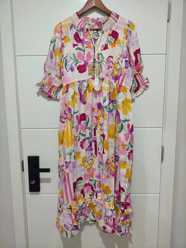 Kora Midi Dress ~ Sweet Lily Print