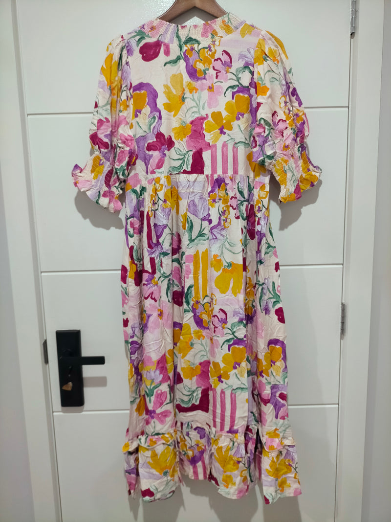 Kora Midi Dress Sweet Lily Print
