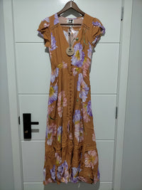 Carmen Maxi Dress ~ Amara Bloom print