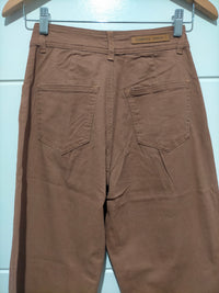 J-Lo Wide Leg Crop Jeans ~ Tan