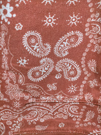 Bandana Paisley Barrel Jeans ~ Soft Wine