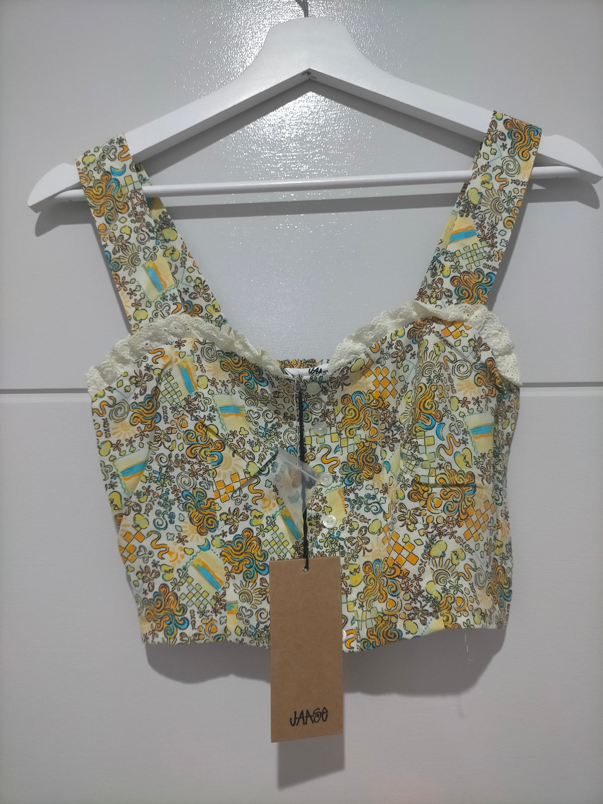 India Bustier Top ~ Sonnie Print