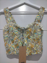 India Bustier Top ~ Sonnie Print
