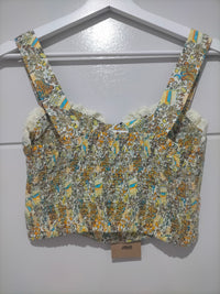 India Bustier Top ~ Sonnie Print