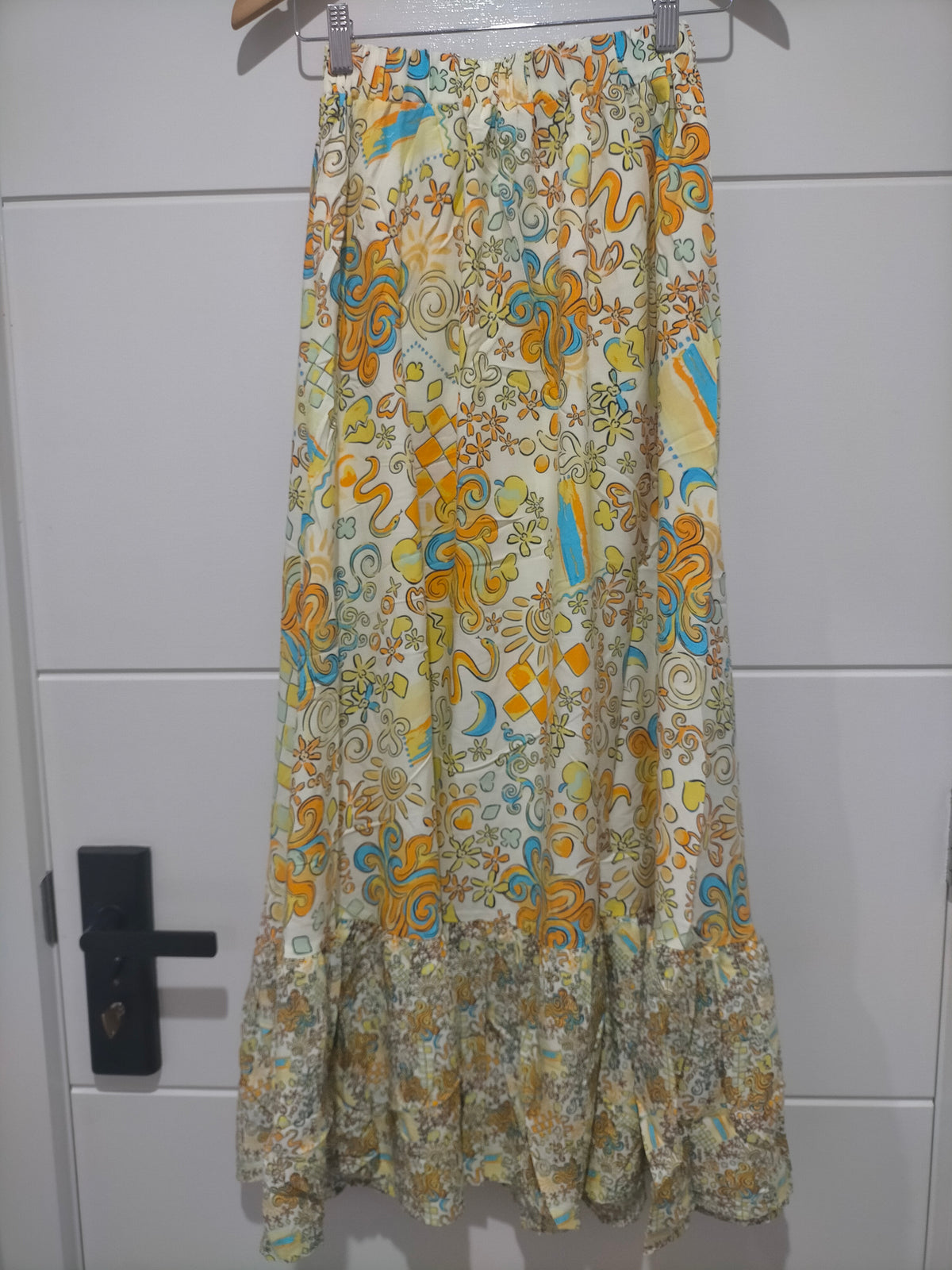 Holiday Maxi Skirt ~ Sonnie print