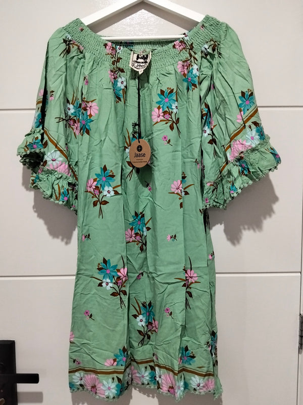 Poppy Mini Dress ~ Maribel print