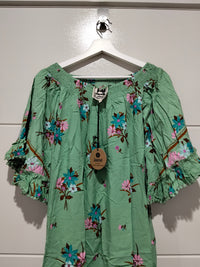 Poppy Mini Dress ~ Maribel print