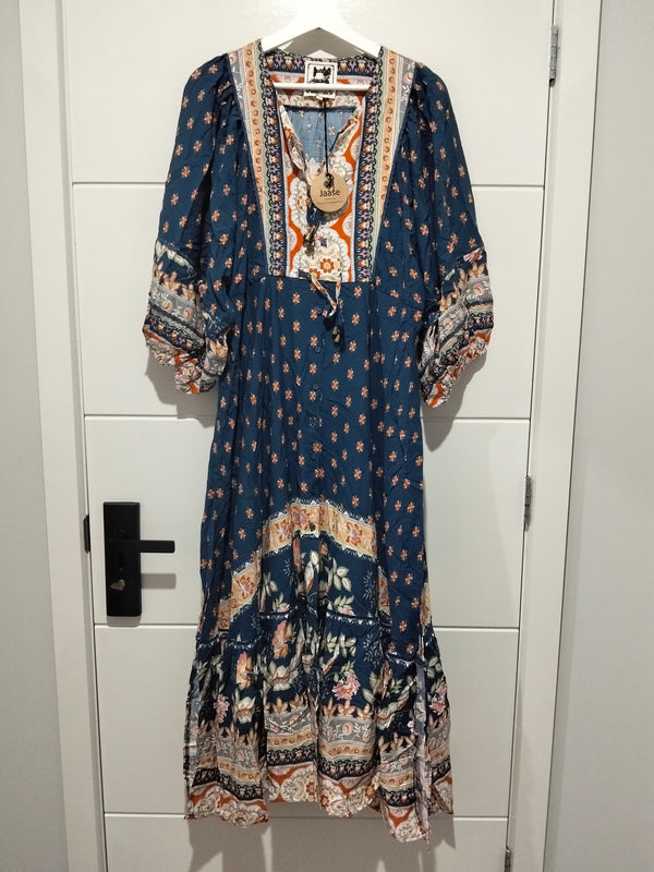Catalonia Maxi Dress ~ Asha print