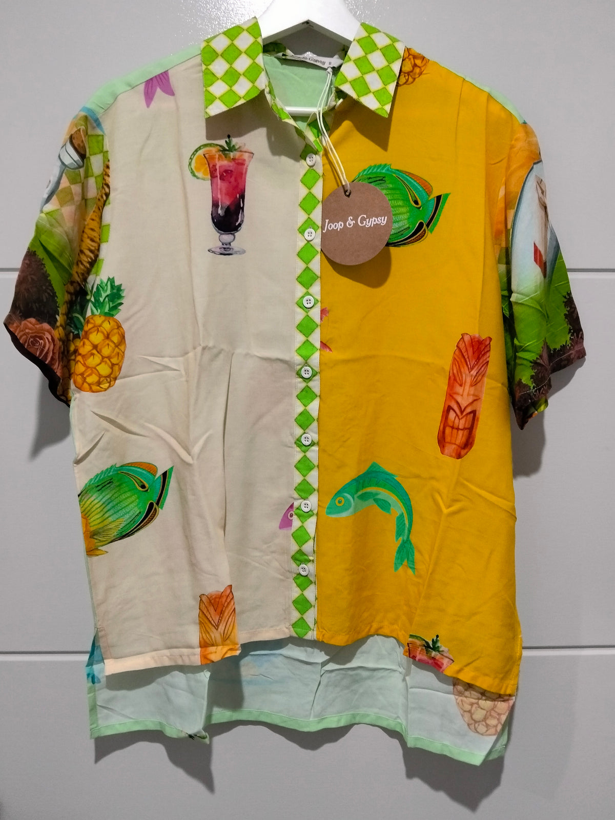 Barcelona Pant and Shirt Set ~ Paradiso Island print