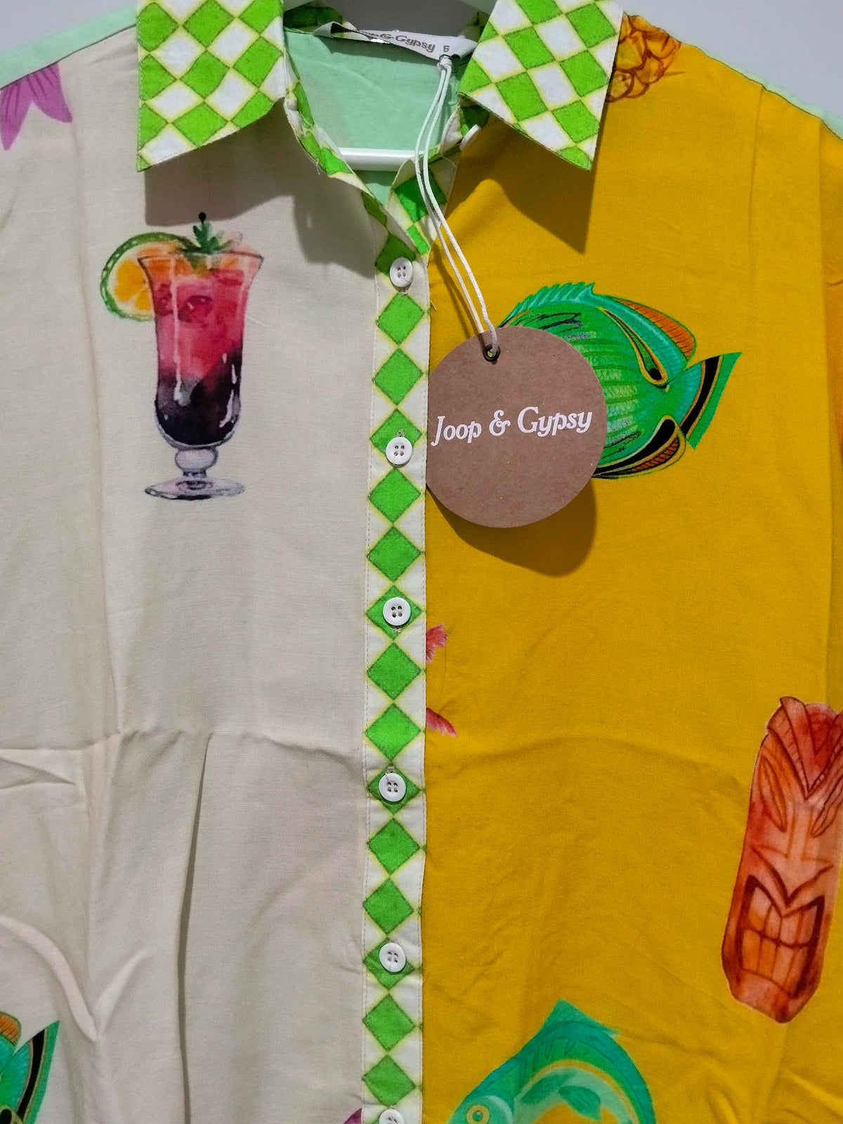 Barcelona Pant and Shirt Set ~ Paradiso Island print