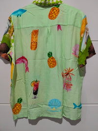 Barcelona Pant and Shirt Set ~ Paradiso Island print