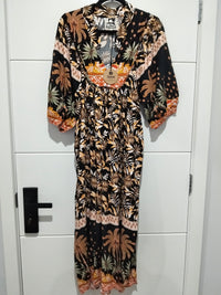 Boheme Midi Dress ~ Jardin Print