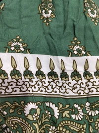 Carmen Maxi Dress ~ Viridian Print