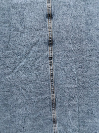 Maison Denim Sherpa Longline Jacket ~ Stonewash Blue