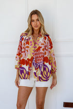 Oslo Blouse - Multi Floral