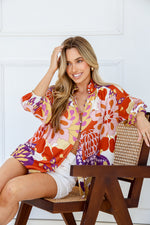 Oslo Blouse - Multi Floral